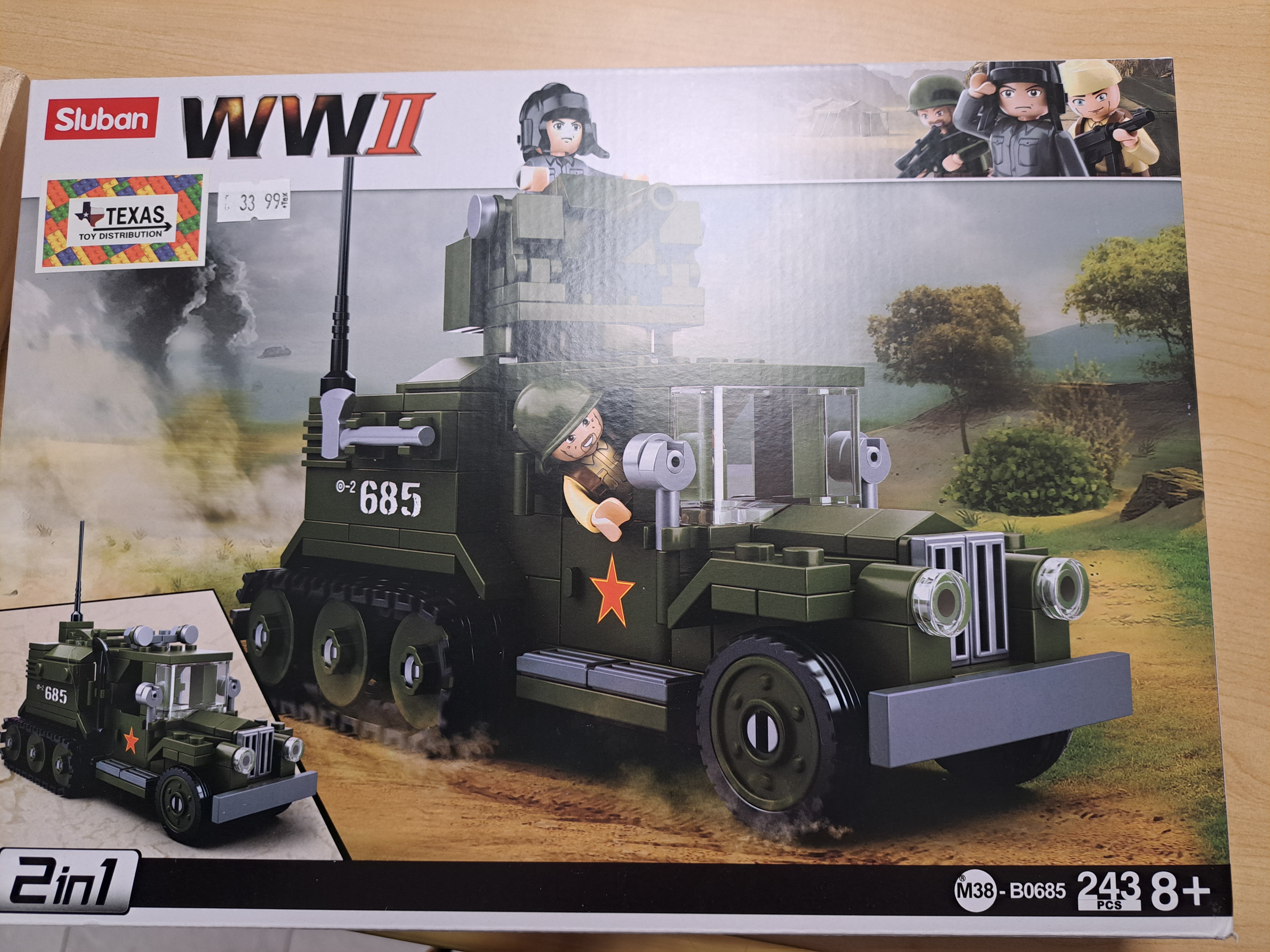 bloc sluban wwii jeep